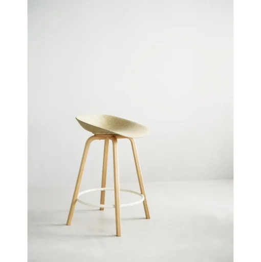 Normann Copenhagen Mat Barstol 65 cm Bøg/Sort/Seaweed