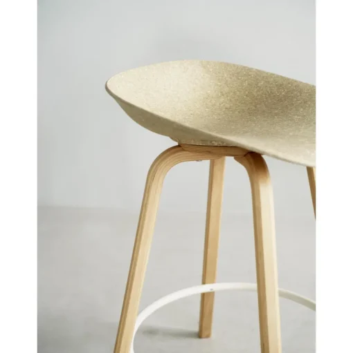 Normann Copenhagen Mat Barstol 65 cm Bøg/Sort/Seaweed