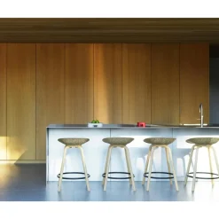 Normann Copenhagen Mat Barstol 65 cm Bøg/Sort/Seaweed