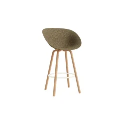 Normann Copenhagen Mat Barstol Med Armlán 75 cm Bøg/Creme/Seaweed