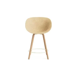 Normann Copenhagen Mat Barstol Med Armlán 65 cm Bøg/Creme/Hemp