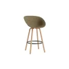 Normann Copenhagen Mat Barstol Med Armlán 75 cm Bøg/Sort/Seaweed