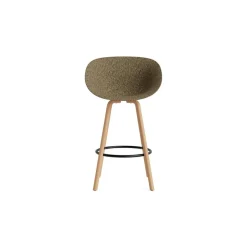 Normann Copenhagen Mat Barstol Med Armlán 75 cm Bøg/Sort/Seaweed
