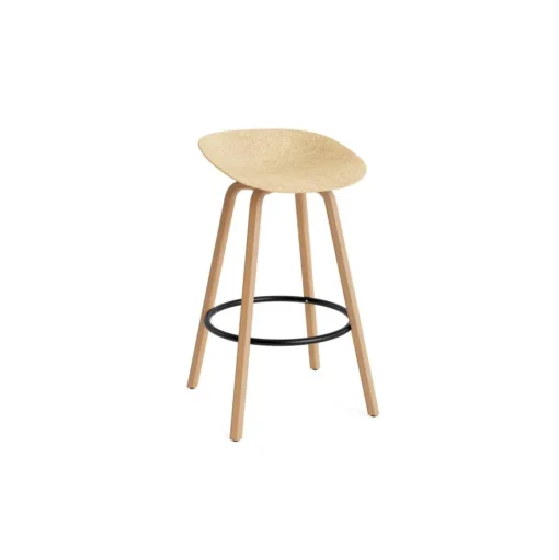 Normann Copenhagen Mat Barstol 75 cm Bøg/Sort/Hemp