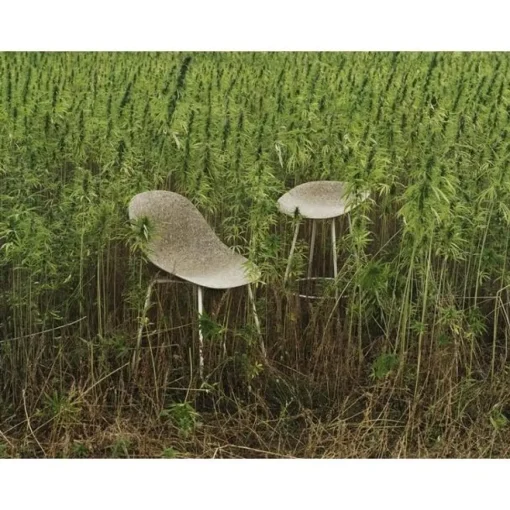 Normann Copenhagen Mat Barstol Med Ryg 65 cm Sort/Stål/Hamp