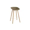 Normann Copenhagen Mat Barstol 75 cm Bøg/Creme/Seaweed