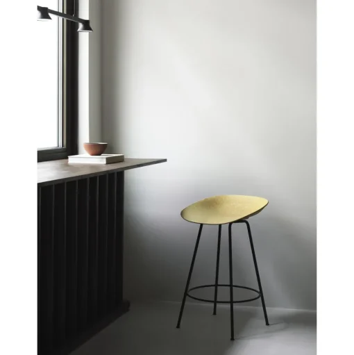 Normann Copenhagen Mat Barstol 65 cm Sort/Stål/Hamp