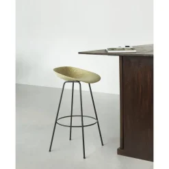 Normann Copenhagen Mat Barstol 65 cm Sort/Stål/Hamp