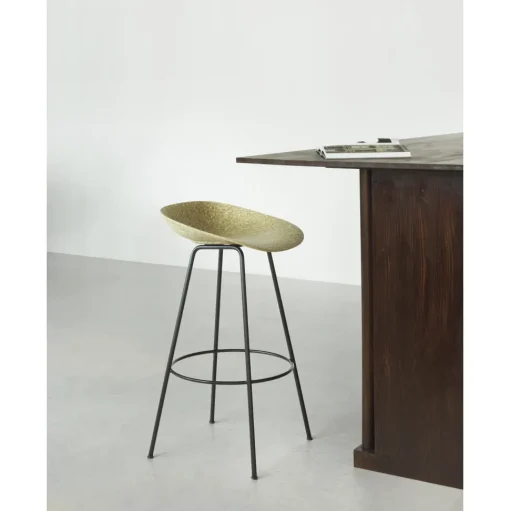 Normann Copenhagen Mat Barstol 65 cm Sort/Stål/Hamp