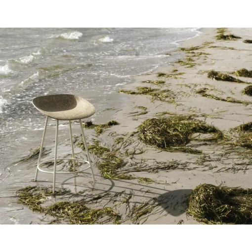 Normann Copenhagen Mat Barstol 65 cm Sort/Stål/Hamp
