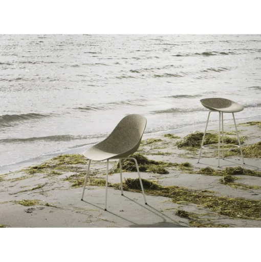 Normann Copenhagen Mat Barstol 65 cm Sort/Stål/Hamp