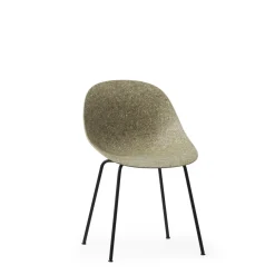 Normann Copenhagen Mat Spisebordsstol Sort/Stål/Seaweed