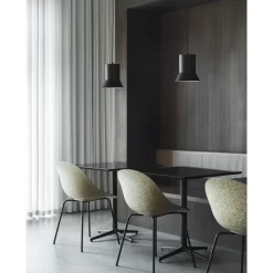 Normann Copenhagen Mat Spisebordsstol Sort/Stål/Seaweed