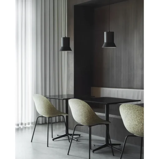 Normann Copenhagen Mat Spisebordsstol Sort/Stål/Seaweed
