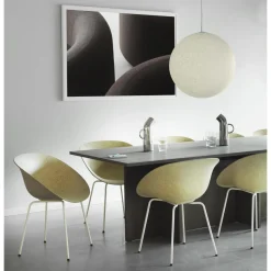 Normann Copenhagen Mat Spisebordsstol Med Armlán Sort/Stål/Hamp