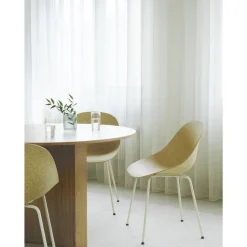 Normann Copenhagen Mat Spisebordsstol Med Armlán Sort/Stål/Hamp