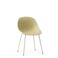 Normann Copenhagen Mat Spisebordsstol Creme/Stål/Hamp