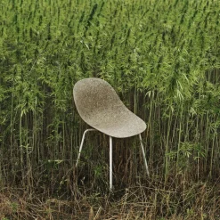 Normann Copenhagen Mat Spisebordsstol Creme/Stål/Hamp