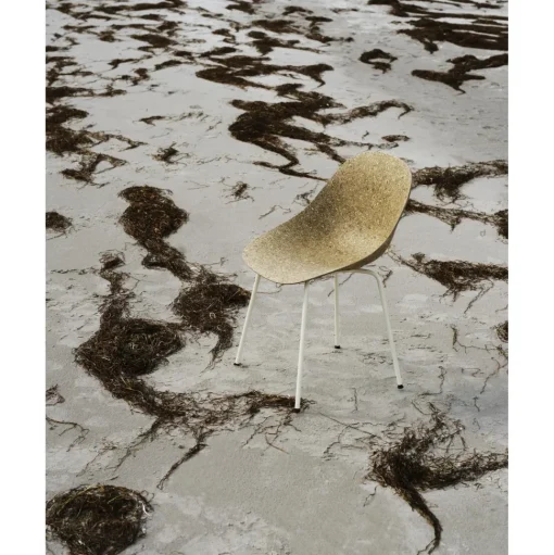 Normann Copenhagen Mat Spisebordsstol Creme/Stål/Hamp