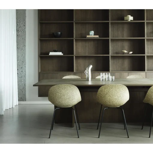 Normann Copenhagen Mat Spisebordsstol Sort/Stål/Hamp