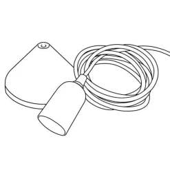 Normann Copenhagen Norm 69 Pendel X-Stor Hvid Inkl. Ledning og Baldakin