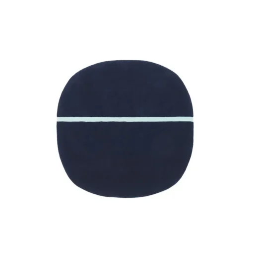 Normann Copenhagen Oona Gulvtáppe 140 x 140 cm Blå