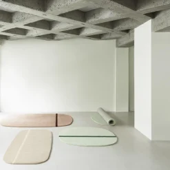 Normann Copenhagen Oona Gulvtáppe 140 x 140 cm Mint