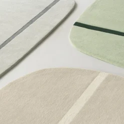 Normann Copenhagen Oona Gulvtáppe 140 x 140 cm Mint