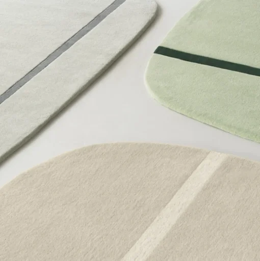 Normann Copenhagen Oona Gulvtáppe 140 x 140 cm Mint
