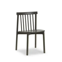 Normann Copenhagen Pind Spisebordsstol Brunbejdset Egetrá