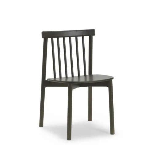 Normann Copenhagen Pind Spisebordsstol Brunbejdset Egetrá