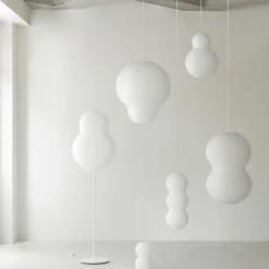 Normann Copenhagen Puff Bubble Gulvlampe Hvid