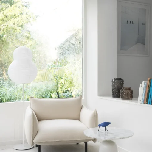 Normann Copenhagen Puff Bubble Gulvlampe Hvid