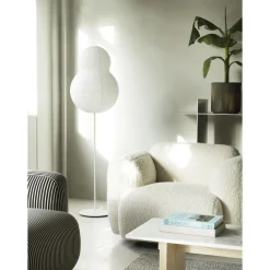 Normann Copenhagen Puff Bubble Gulvlampe Hvid
