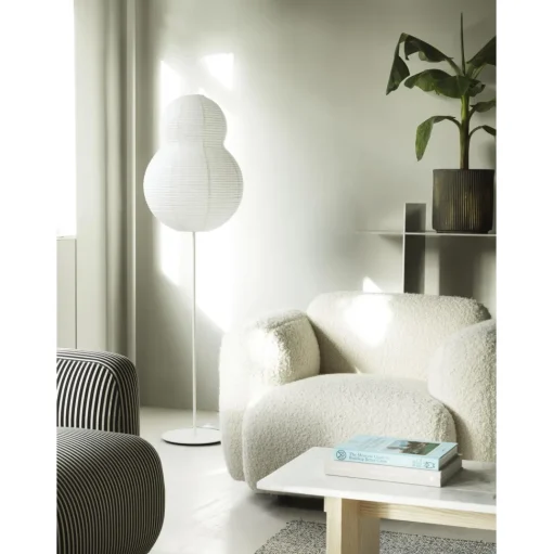 Normann Copenhagen Puff Bubble Gulvlampe Hvid