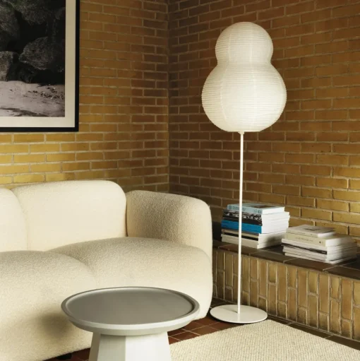 Normann Copenhagen Puff Bubble Gulvlampe Hvid