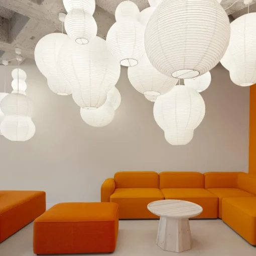 Normann Copenhagen Puff Bulb Skárm Hvid