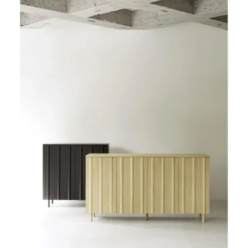 Normann Copenhagen Rib Kabinet Blød Sort