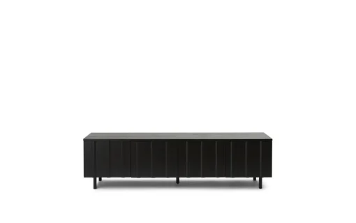 Normann Copenhagen Rib Skánk Lav Blød Sort