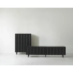 Normann Copenhagen Rib Skánk Lav Blød Sort