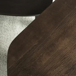 Normann Copenhagen Sculp Sofabord Lille Brunbejdset Asketrá