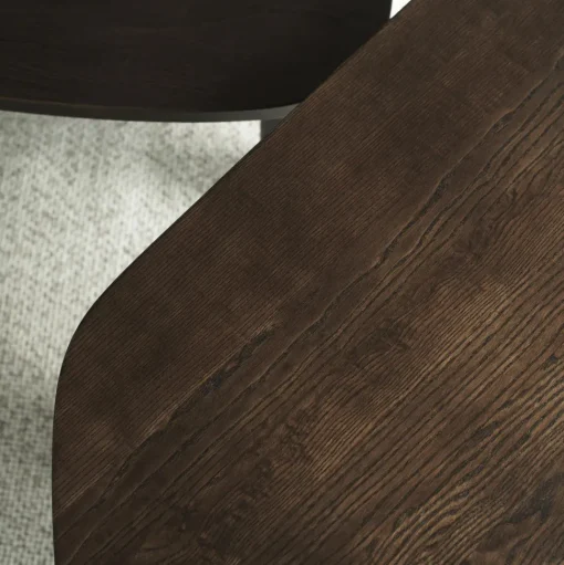 Normann Copenhagen Sculp Sofabord Lille Brunbejdset Asketrá