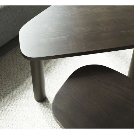 Normann Copenhagen Sculp Sofabord Lille Brunbejdset Asketrá