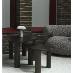Normann Copenhagen Sculp Sofabord Lille Brunbejdset Asketrá