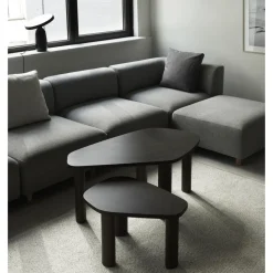 Normann Copenhagen Sculp Sofabord Lille Brunbejdset Asketrá