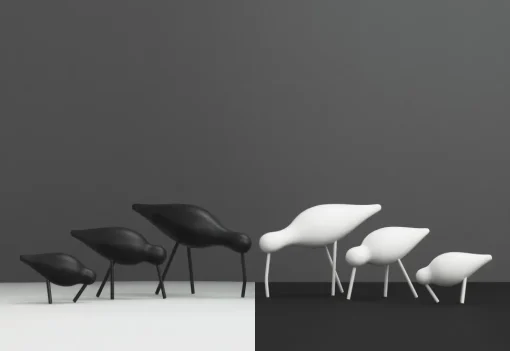 Normann Copenhagen Shorebird Sort Stor