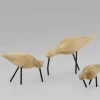 Normann Copenhagen Shorebird Egetrá Sort Stor