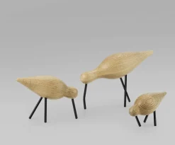 Normann Copenhagen Shorebird Egetrá Sort Stor