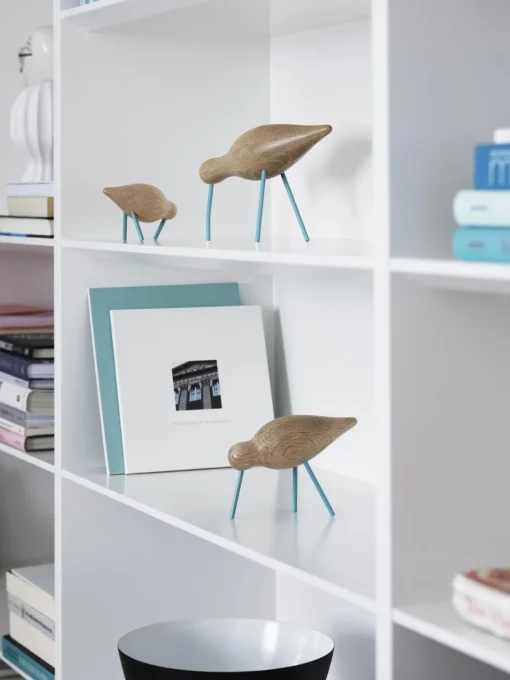 Normann Copenhagen Shorebird Egetrá Sort Stor