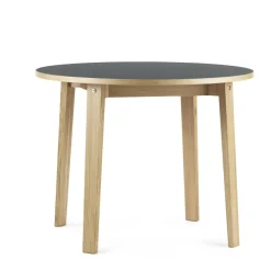 Normann Copenhagen Slice Bord Egetrá/ LinoleumØ95
